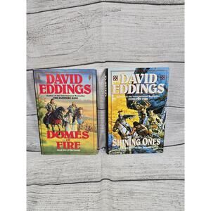 David Eddings Book One And Two Of The Tamuli. Domes Of Fire & Shining Ones. Hard